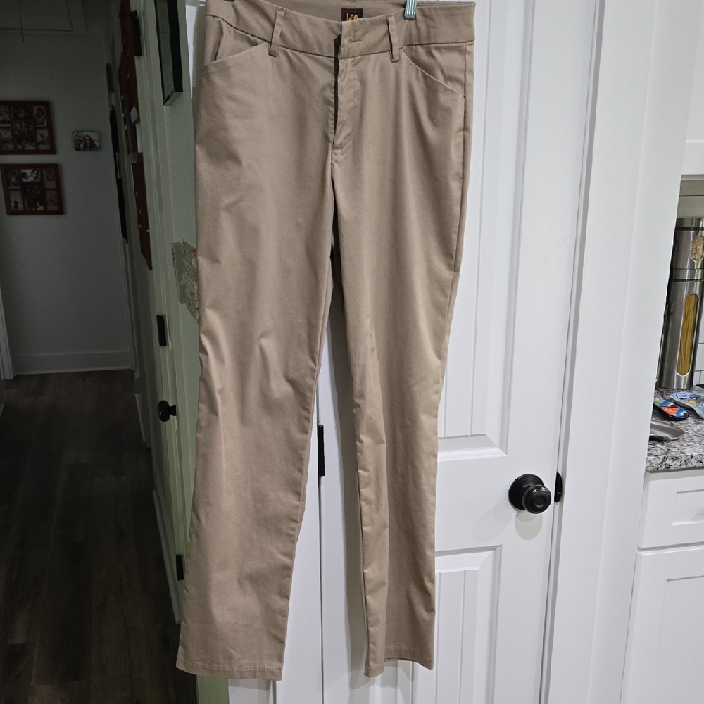 Lee Size 8 Long Khaki Pants